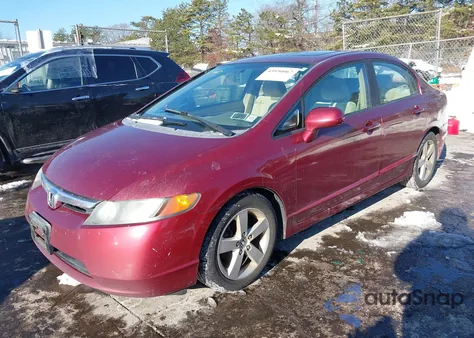 2008 Honda Civic Ex z USA, uszkodzony, nr VIN 1HGFA16818L042554